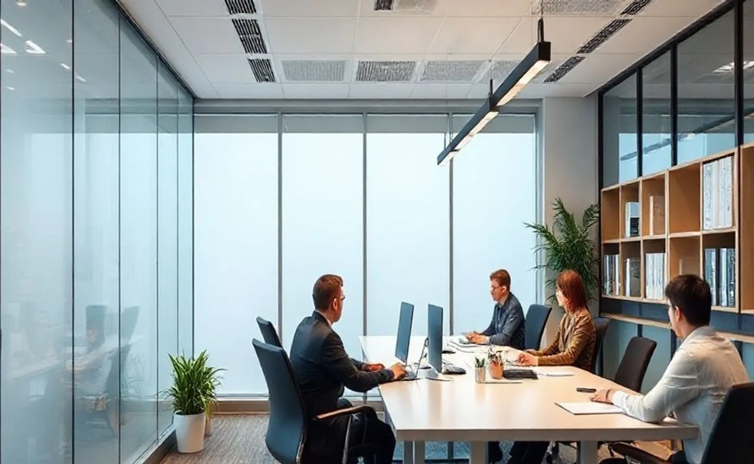 Professional HR consulting office environment